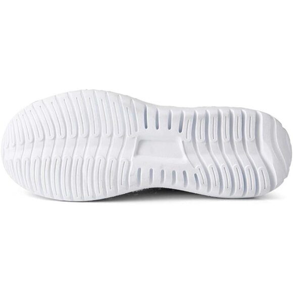 Women's Mesh Walking Shoes Rhinestone Glitter Slip On Ballroom Sneakers Khaki - Picture 5 of 6